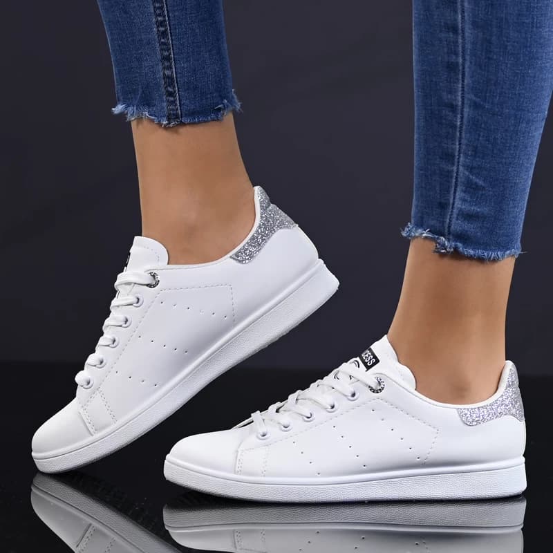 Сникърси D2353-2 White/silver