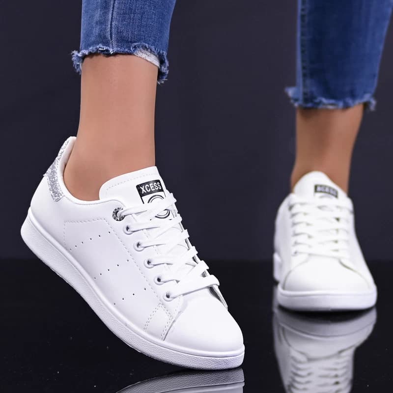 Сникърси D2353-2 White/silver
