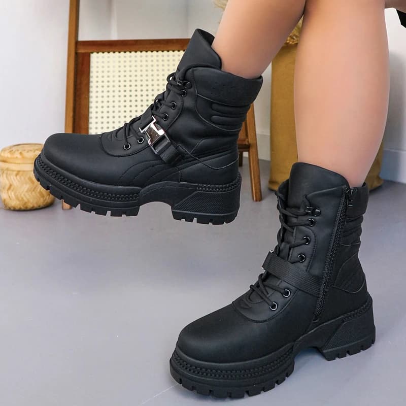 Ежедневни дамски боти B1101-1 Black