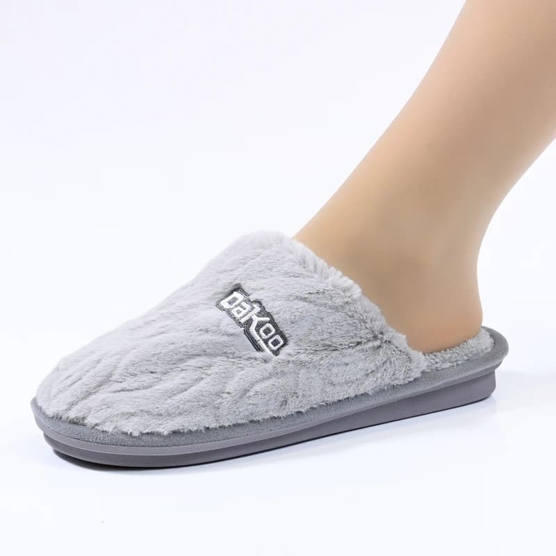 Дамски пантофи D51004 Grey