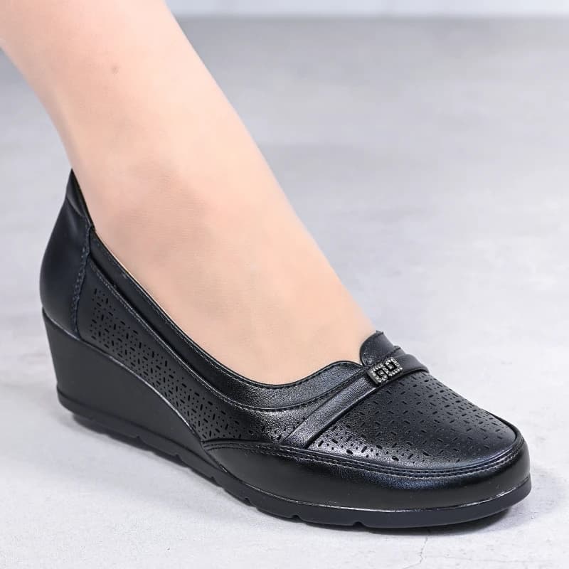 Елегантни дамски обувки A18093-1 Black