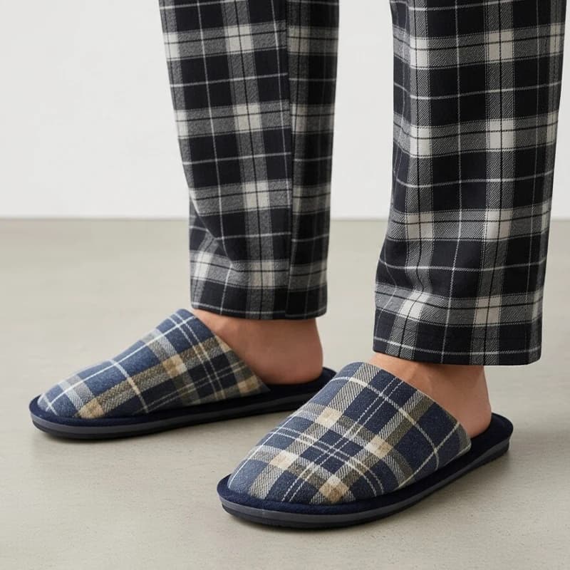 Мъжки пантофи M53008 Blue