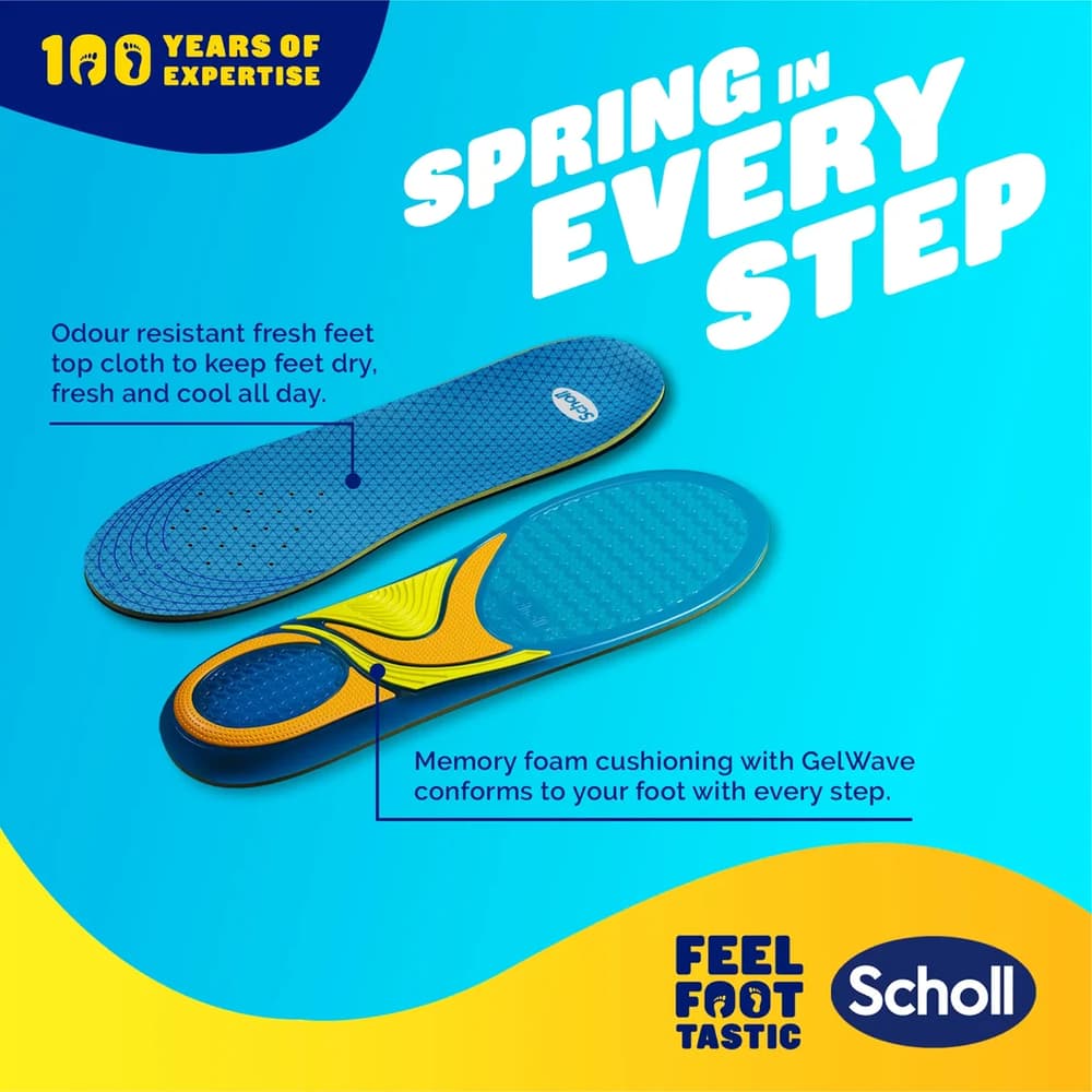 SCHOLL Gel Activ Casual СТЕЛКИ ЗА ЕЖЕДНЕВНИ ОБУВКИ ЗА МЪЖЕ