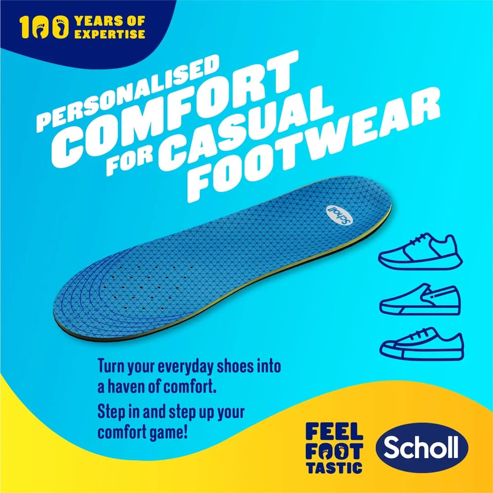 SCHOLL Gel Activ Casual СТЕЛКИ ЗА ЕЖЕДНЕВНИ ОБУВКИ ЗА МЪЖЕ