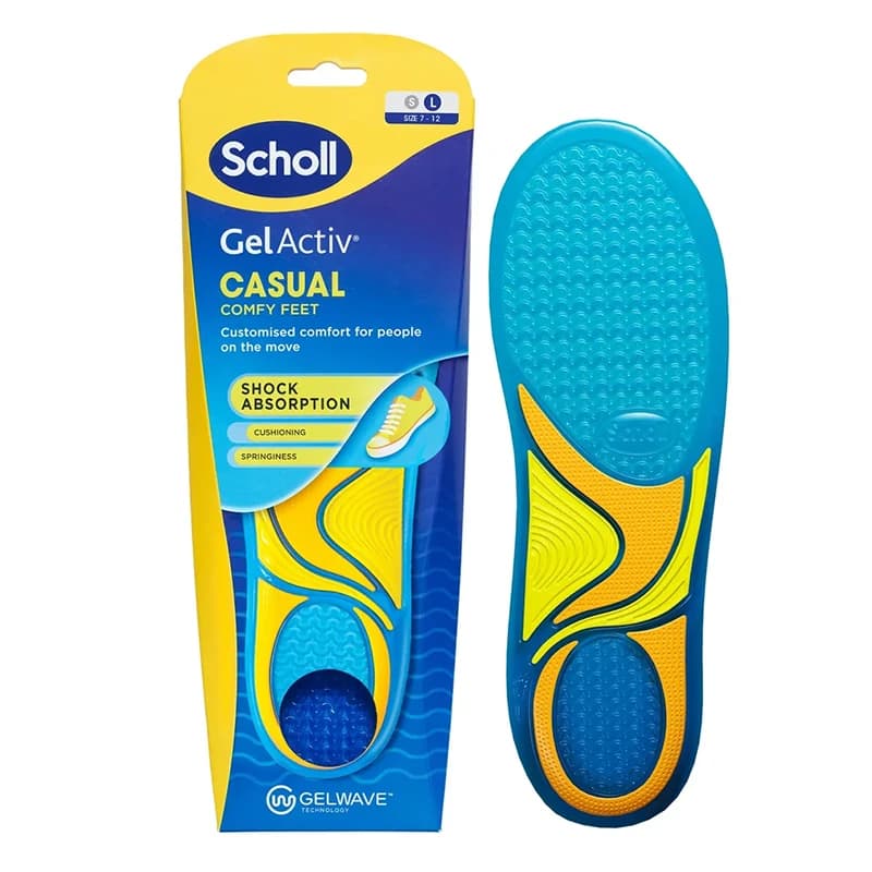 SCHOLL Gel Activ Casual СТЕЛКИ ЗА ЕЖЕДНЕВНИ ОБУВКИ ЗА МЪЖЕ