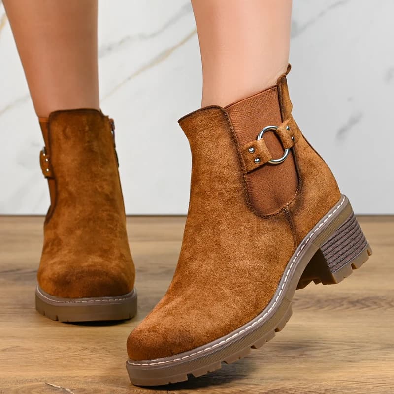 Елегантни боти W851027 Brown