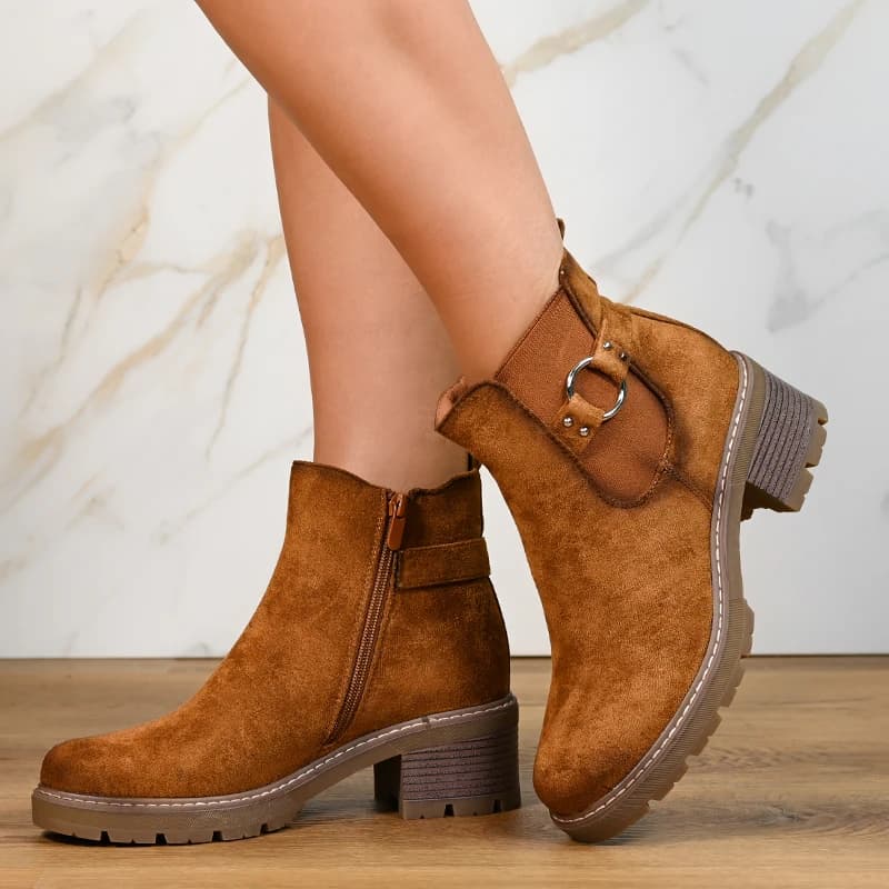 Елегантни боти W851027 Brown