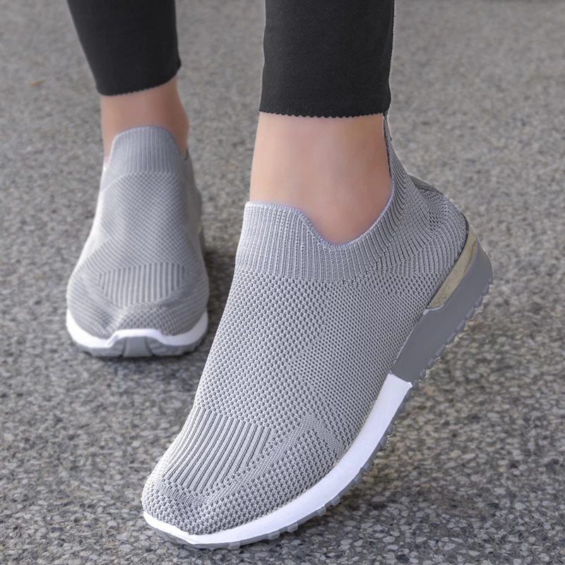 Ежедневни дамски обувки  D200 gray