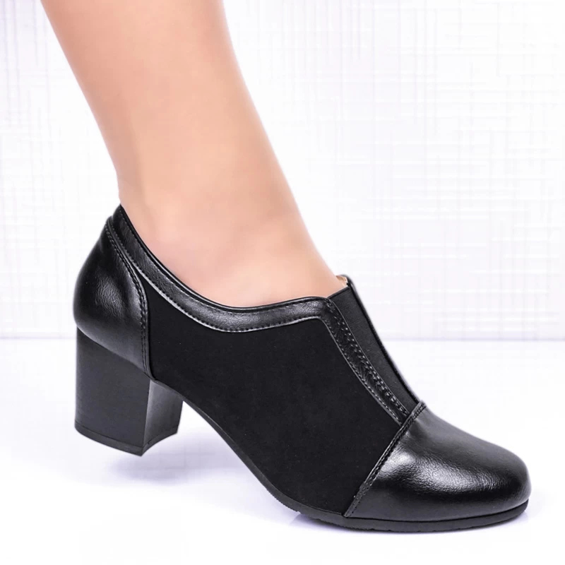 Обувки 6021-2 black velour