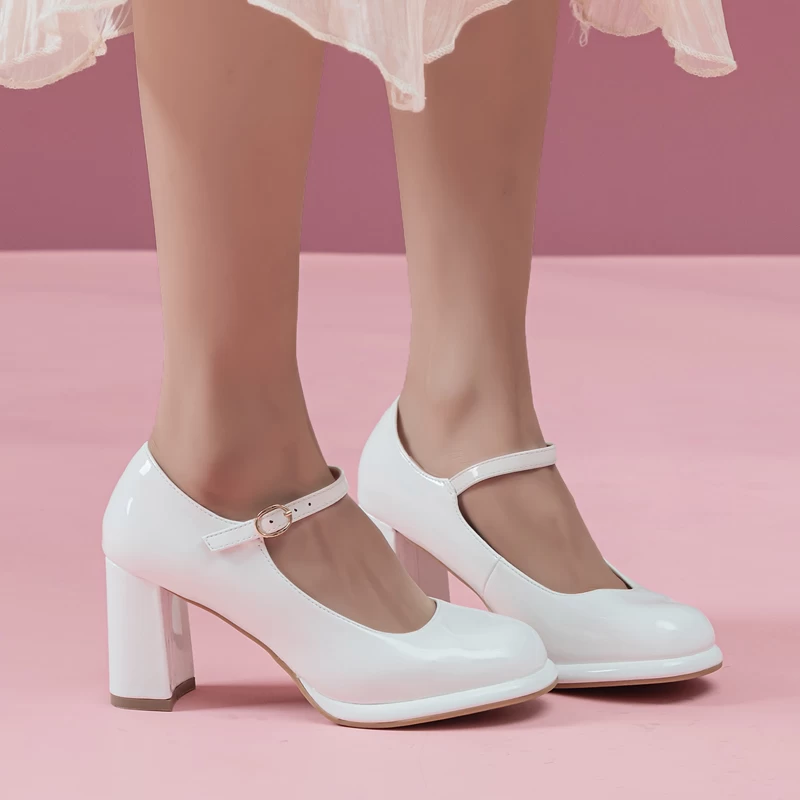 Елегантни дамски обувки A5760-3 White
