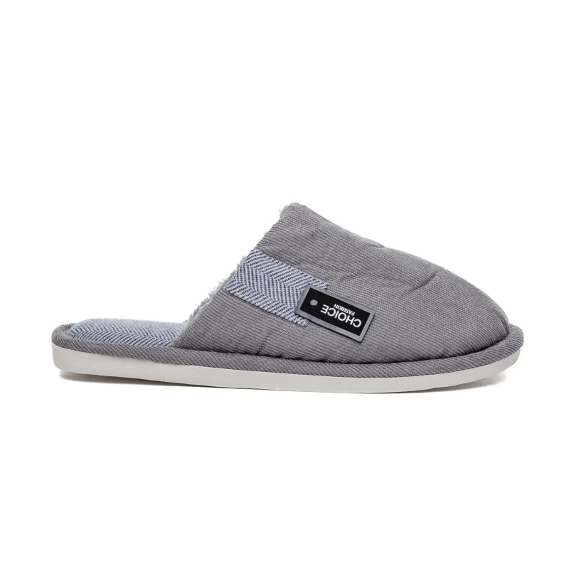 Мъжки пантофи W418041 Grey